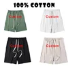 DIY LOGO Custom Fashion Style 100% Cotton Hip Hop Streetwear Fashion Shorts Man Summer Beach Running Shorts Men'S Street 1