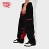 Minus Two Y2K Fashion street Pant Black Multiple pockets Cargo Pants Men Women High Waist Straight Joggers Baggy Sports Trousers 5