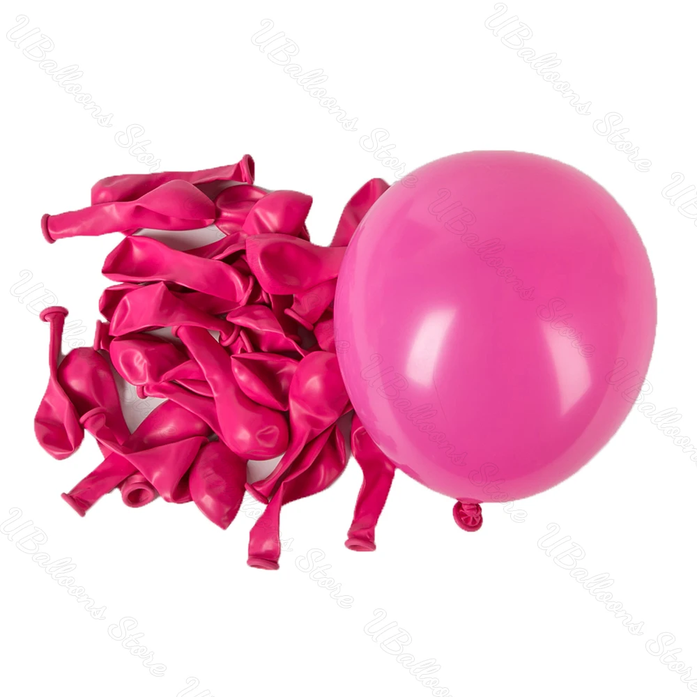 10/20/30Pcs Pink Birthday Balloons 5/10/12inch Maca Candy Light Latex Balloon for Birthday Wedding Baby Shower Dec