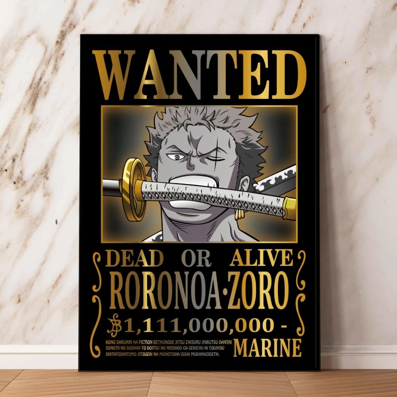 Luffy 5one Piece Gear 5 Wanted Posters - Luffy Zoro Buggy Kraft