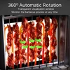 Electric Barbecue Machine 220V Electric BBQ Grill Smokeless Automatic Rotation Home Party Kebab Meat Skewer Grilling Machine 3