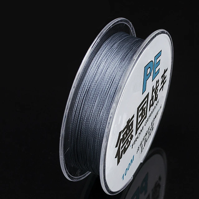 Strong Pulling High Strenth Braided Fishing Line 4 Strands 100m