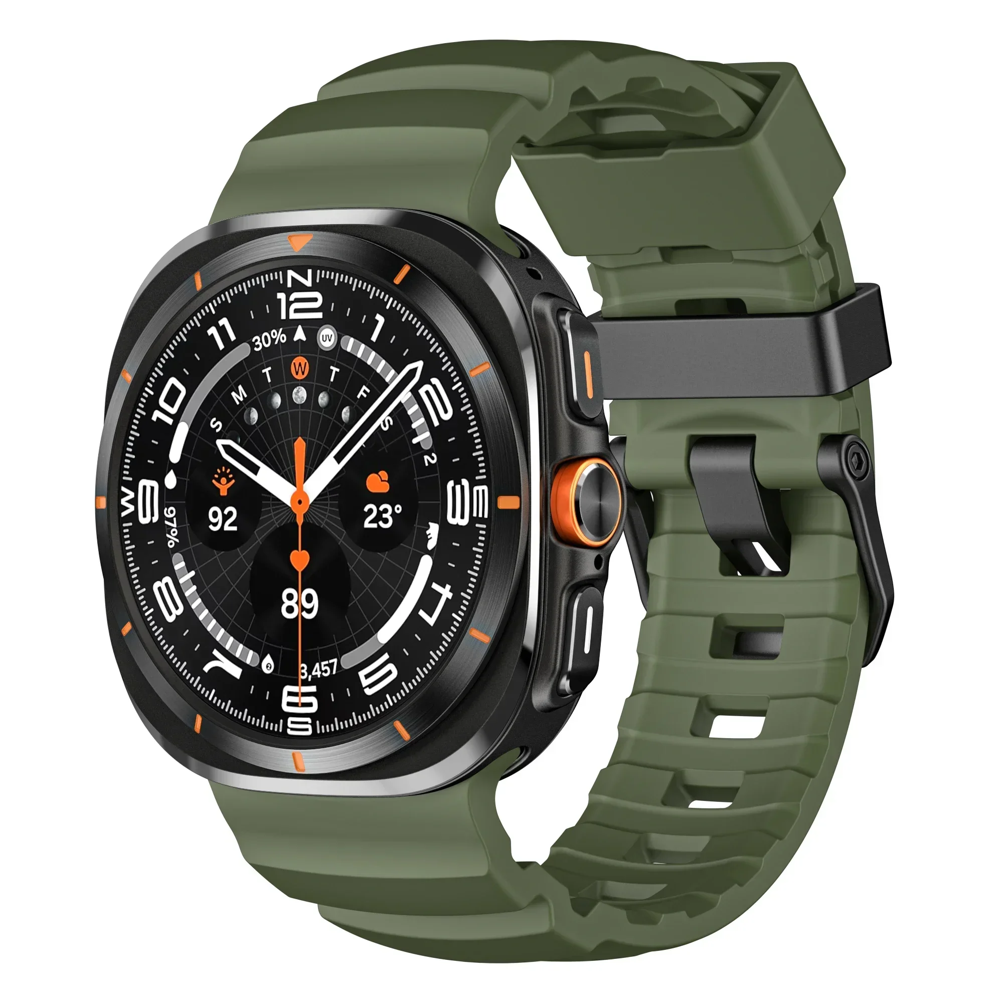 Silicone Sport Strap for Smartwatch - 47mm Bracelet Accessory