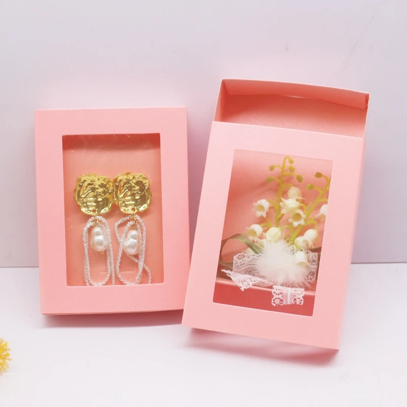 10PCS Multi-Color Window Gift Boxes – 11.5x8.5x2.5cm, Ideal for Christmas, Parties, and... - SKU WGB02124 - UGI Packaging