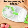 Hand-cranked Multifunction Fruit Peeler With Fruit Slicer Corer Cutter and Blades Apple Pear Kitchen Home Manual Peeler Machine 4