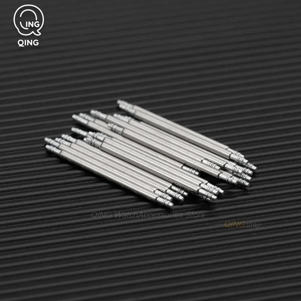 Versatile Stainless Steel Spring Bar Set - 20 Pieces, Multiple Sizes