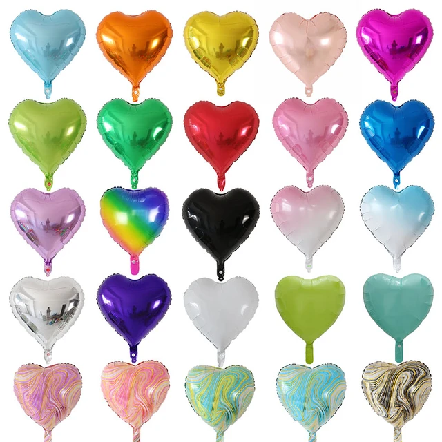 Purple Party Decorations Birthday  Birthday Balloons Purple Heart -  100pcs/lot Heart - Aliexpress