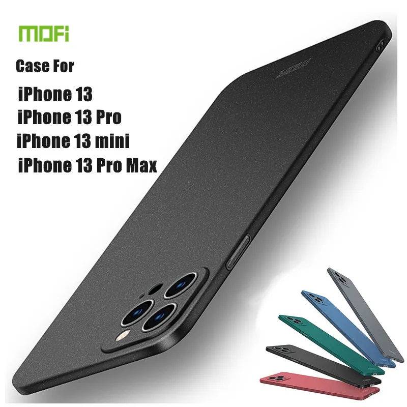 Mofi Per Iphone 13 13 Mini 13Pro Max Custodia Cover Borse Protettive Ultra Sottili Pc Cover Posteriore Rigida Shell Per Iphone13 Mini 13 Pro Max