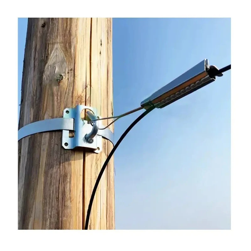 Fiber Optic Flat Cable Drop Wire Tension Clamp Wire Rope Cable Clamp Support Telephone Drop At Span Clamps And Drive Hooks