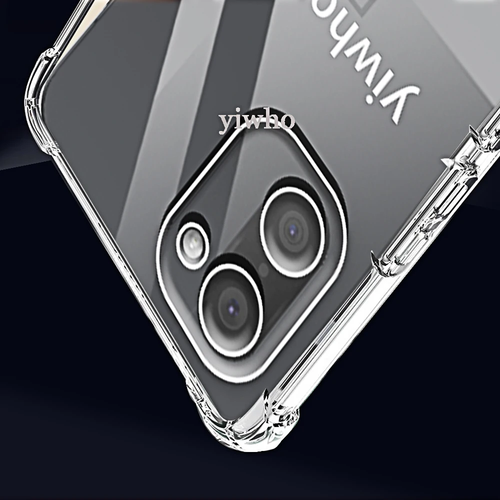 Premium Transparent Soft TPU Phone Case - Protective Clear Back Cover