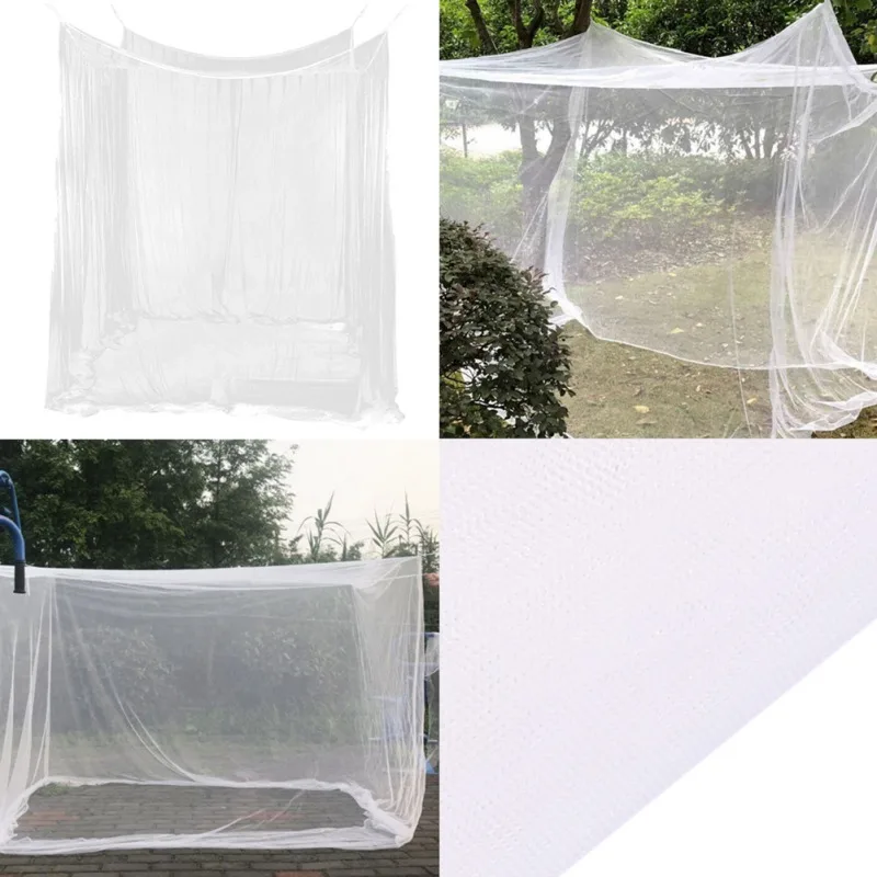 Mosquito Net Square Net Curtain Bed Canopy for Travel Camping Outdoor Home