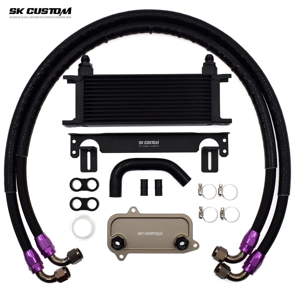 Sk Custom Gearbox Cooler Kit Per Vw Multivan 2012-2019 Caravelle 2014-2019 T5 T6 Dsg 7 Velocità Radiatore Olio 7Dct Dq500 0 Bt317019