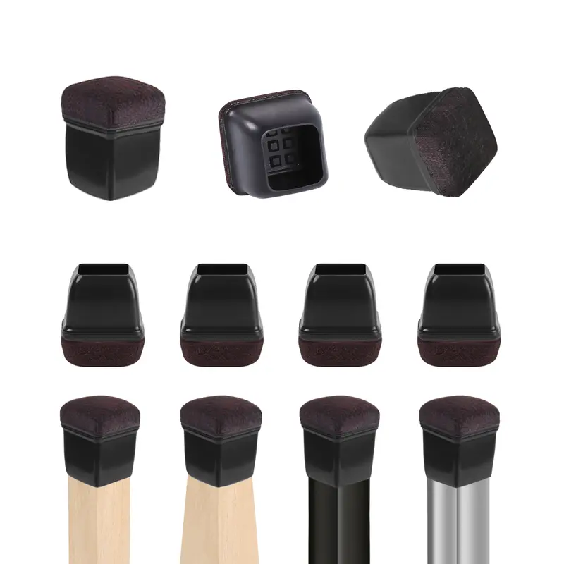 8PCS Upgraded Chair Leg Covers Silicone Anti-Slip Felt Furniture Feet Protectors from Scratches for Hardwood Floor Reduce Noise - Image 12