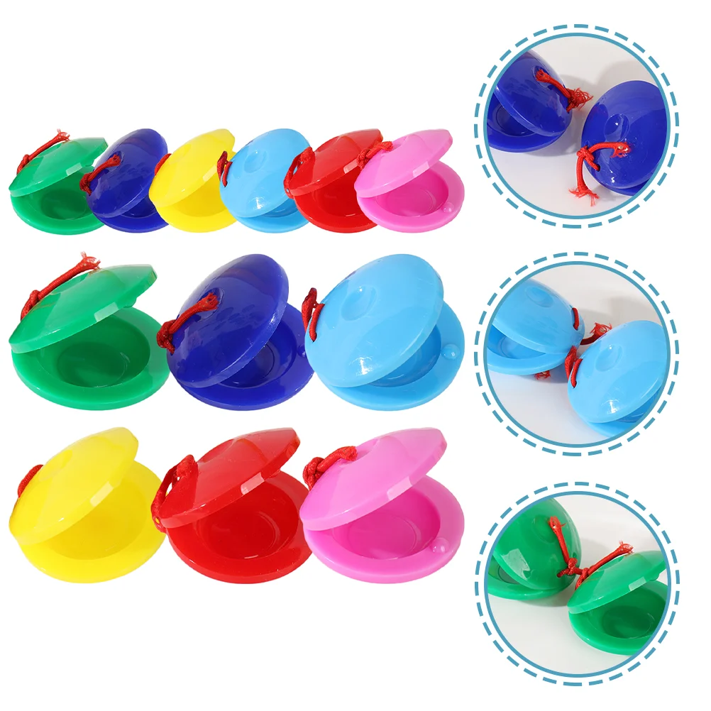 12 Pcs Vintage Music Plastic Lunch Board Toddler Kids Musical Instruments Toy Learning Percussion