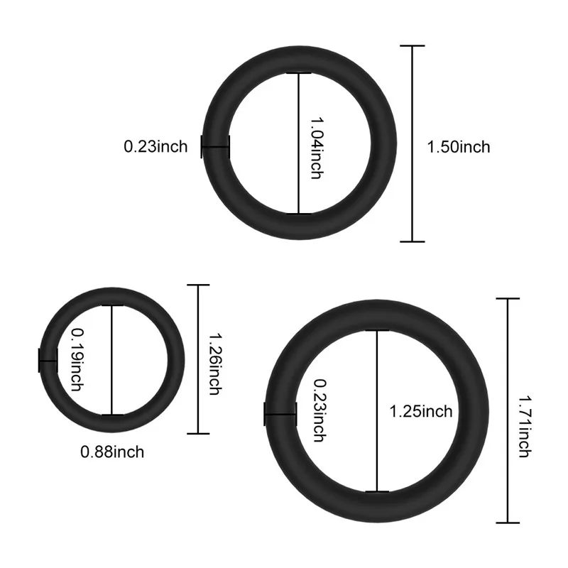 Luminous Cock Ring For Men Delay Ejaculation Silicone Ring_voghion.com