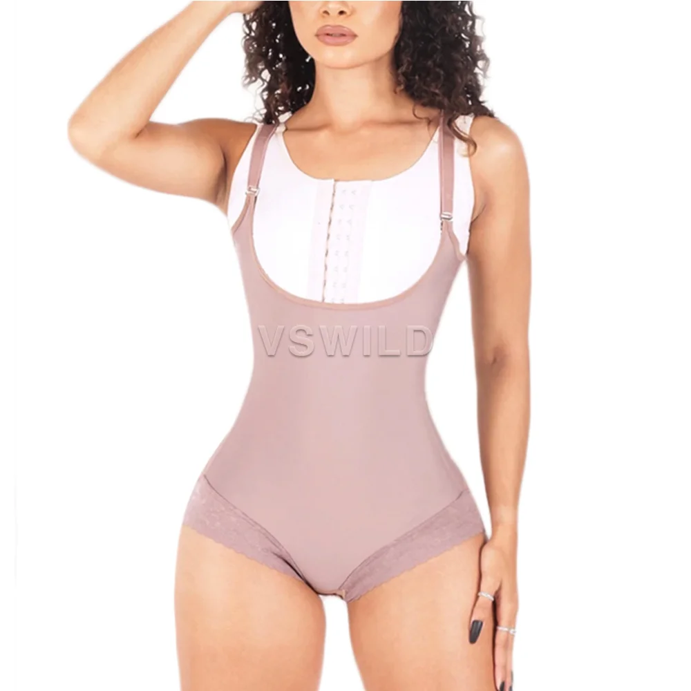 

Open Chest Sleeveless Shapewear Sheath Flat Belly Woman Sexy Underwear Waist Trainer Body Shaper