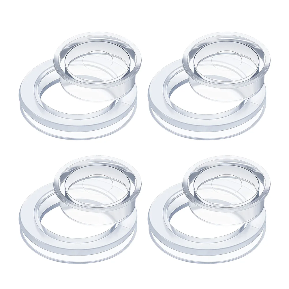 

4 комплекта, силиконовые прозрачные кольца для зонта