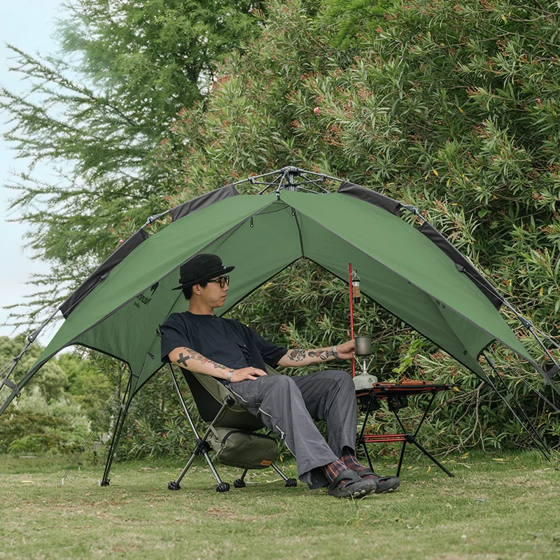 Naturehike One-touch Tent 3-4 Person Travel Family Sun Shelter Portable Automatic Fishing Tent Outdoor Picnic Camping Beach