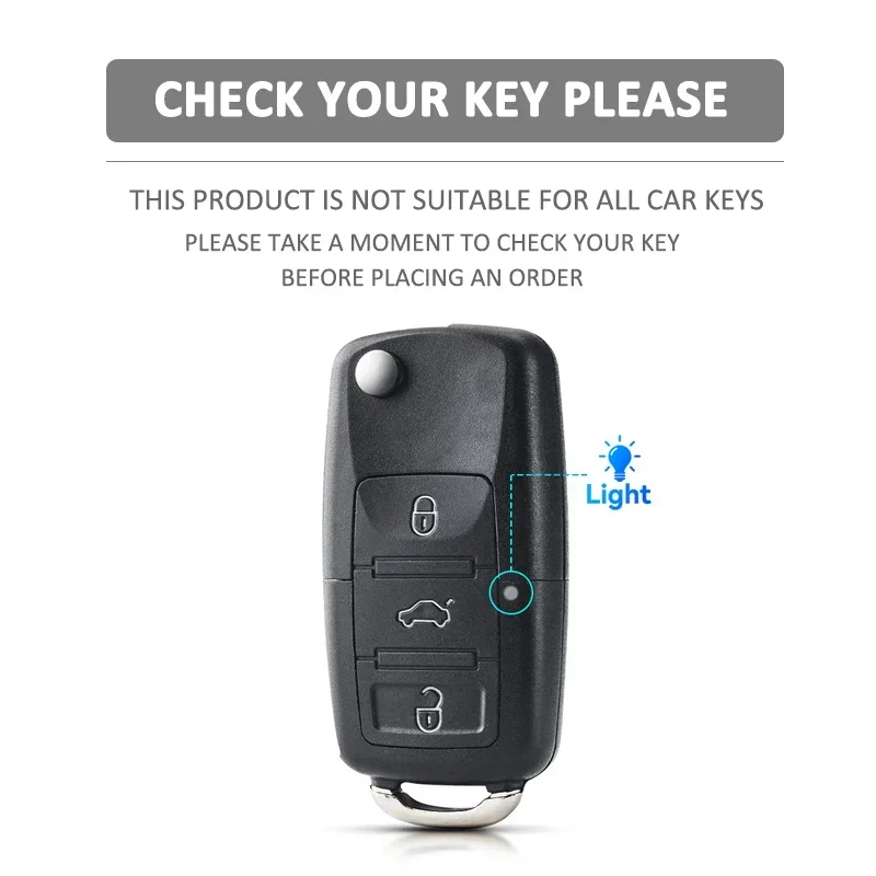 폭스 바겐 폴로 Passat B5 Tiguan 골프 T4 좌석 Leon Altea Ateca Skoda Octavia 뛰어난 실리콘 자동차 키 커버 케이스 키 체인