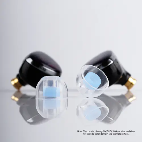NICEHCK C04 Liquid Silicone Ear Tips Flexible Noise Isolating Ear Caps Skin-friendly Reusable Eartips for Explorer 4U NX8 Cantor - Image 6