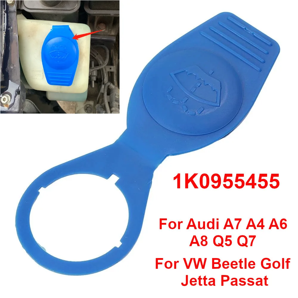 Windshield Washer Cap 1/2pcs For VW Golf CC Jetta Tiguan Audi A3 A4 A6 Q5 Q7 TT Skoda Seat