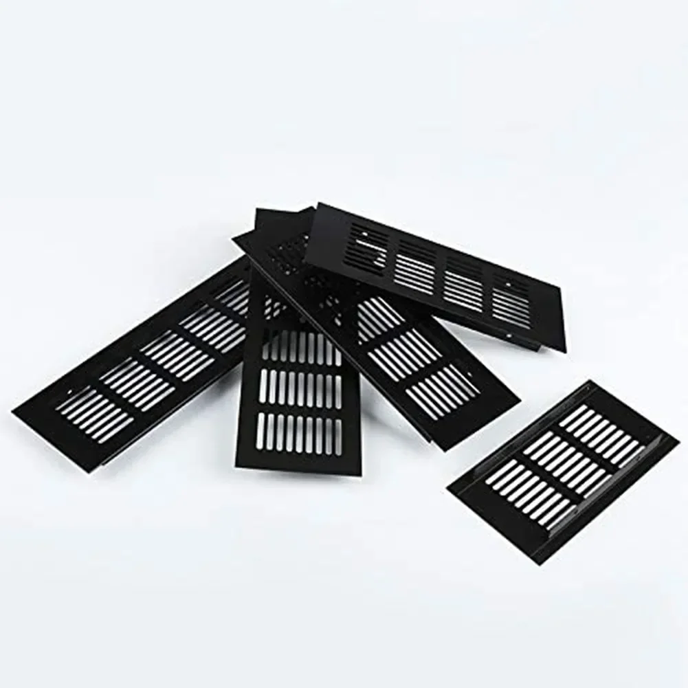 Aluminium Ventilation Grille Rectangular Ventilation Cover For Bathroom Doors Cabinets Wardrobe