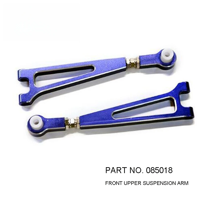 

RC CAR SPARE PARTS upgrade aluminum front upper lower suspension arm for 1/8 rc car 94085, 94085EP (part no. 085018, 085019)