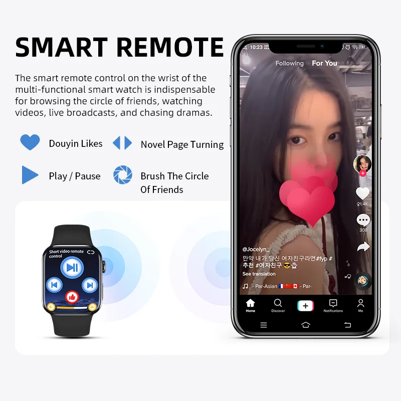 2022 ο Smartwatch HW8 Max 1.99 ü ȭ NFC    ȭ  Ʈ ġ PK DT7 W57 W27 HW22
