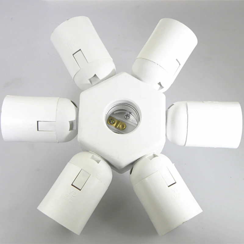 E27 Base Socket Splitter Adapter Standard Base Bulbs Socket Holder E27 to Bulb LED Bulb Lamp Holder