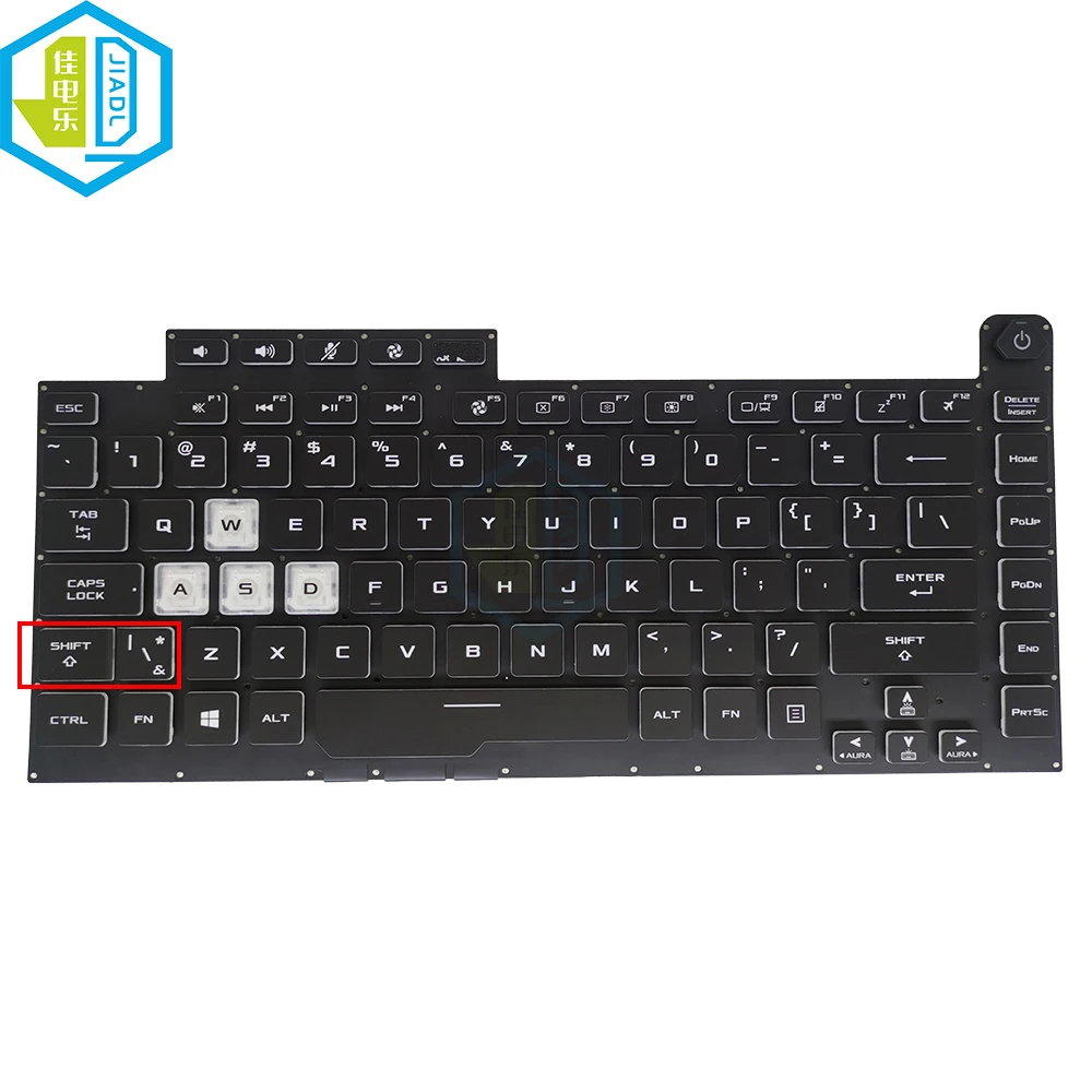 ο UI RGB Ʈ Ű Ƽ ROG Strix G531 G531G G531GT G15 G512 G512L LV  Ű äο Ʈ 4613CS00