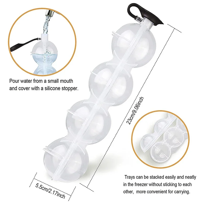 Whiskey Sipping Silicone Ice Cube Mold Cooler Whisky Cocktail Wine Drink Bar Wine Cooler Reusable Ice Cube Maker Bar Party tools ice cube mold