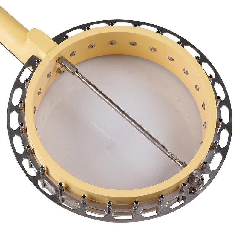 Good Quality 5 String Banjo Germany Quality Matte Finish 22F Chrome Diecast Machine Head Imported Drumhead Matte Finish