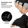 New Cycling Gloves Anti Slip and Shock-absorbing Outdoor Sports Gloves Summer Sun Protection Elastic Fingerless Gloves 4
