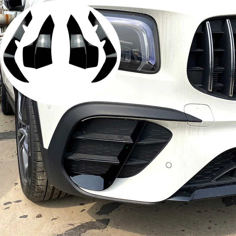 

For Mercedes Benz GLB200 220 X247 AMG GLB35(only) 2020 2021 2022 Car Accessories Front Bumper Grille Splitter Spoiler Trim Cover