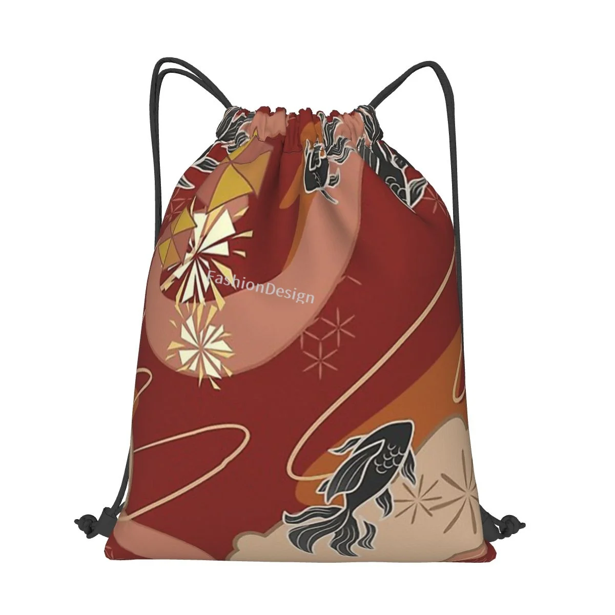 

Yoimiya Pattern Genshin Impact Kawaii Drawstring Bags School Shoe Teen Portable Rucksack Pouch