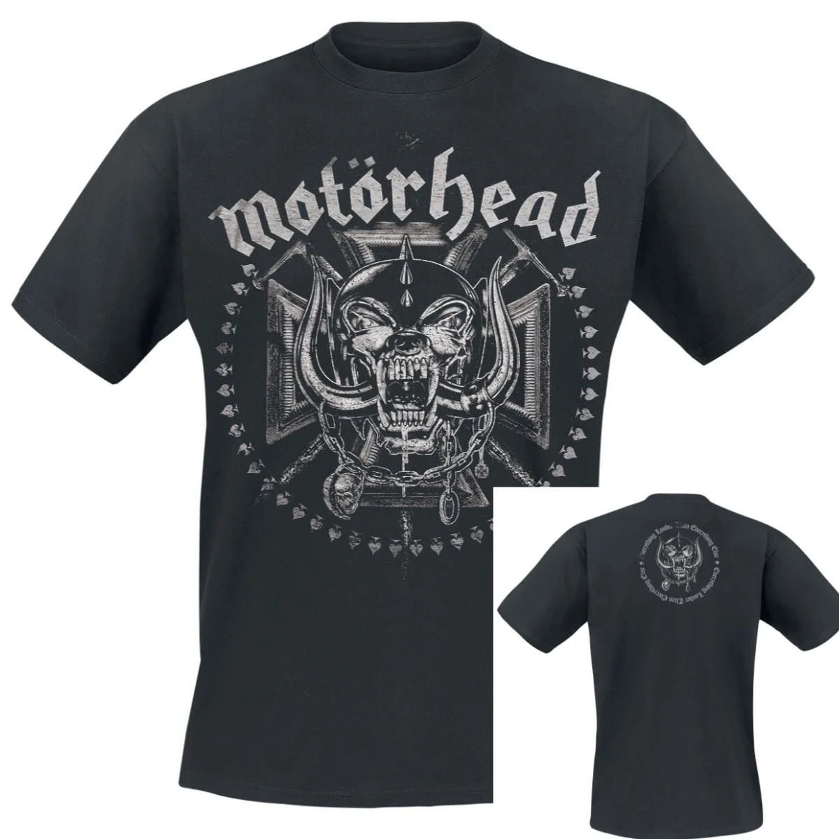 Iron Cross Swords Motörhead T-Shirt für Herren und Damen, Band-Grafik-T-Shirt, 100 % Baumwolle, Sommer-Top
