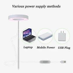 Enhanced Indoor Full Spectrum LED Grow Light with Adjustable Dimming and Telescopic Stand (1 pc)