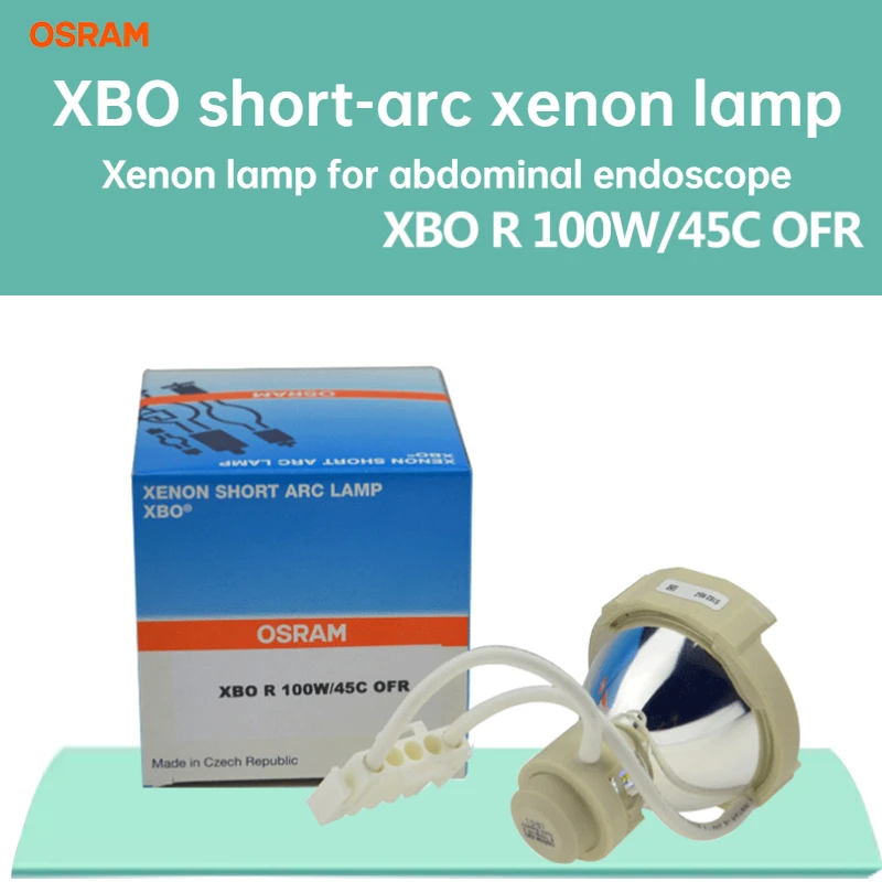 OSRAM XBO R 100W/45C short arc Xenon bulb with cold light source for abdominal endoscope