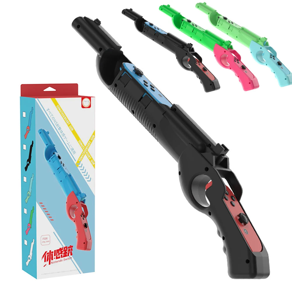 For Nintendo Switch OLED Shooting Games joy con Controller Handle Grip  Induction Peripherals Shooting Gun NS Joypad Accessories| | - AliExpress