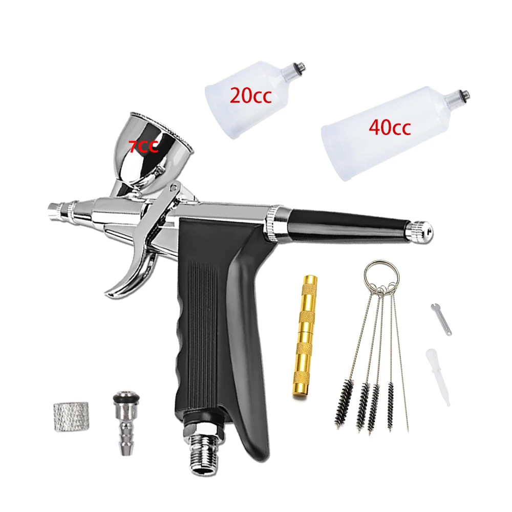 Best Dual Action High Capacity Airbrush Trigger 116 Air Brush Pen Machine  Temprrary Tautto Car Model Craft Spray Gun - AliExpress