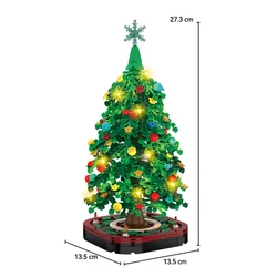 Winter Village Christmas Tree Home Decor Building Blocks Set (No original box)