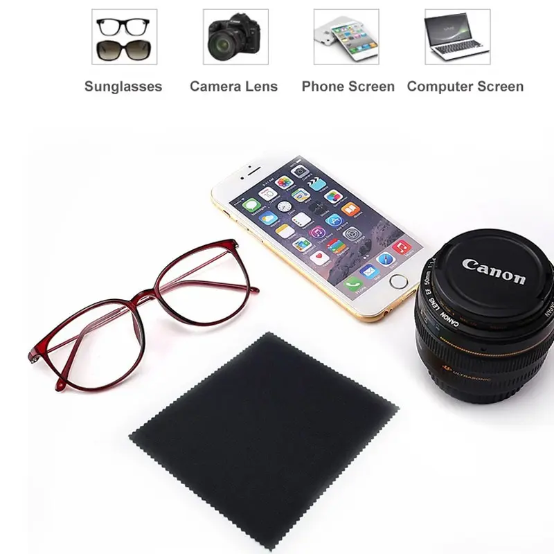 10 Pcs Glasses Wiping Eyeglass Mobile Phone Screen Wiping Cloth Lens Cleaning Cloth 2