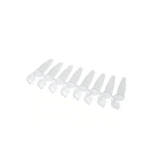 960pcs Eppendorf 0030124359 8 Row Tubes, 0.2 ml PCR Tubes Science Laboratory Centrifuge Tubes