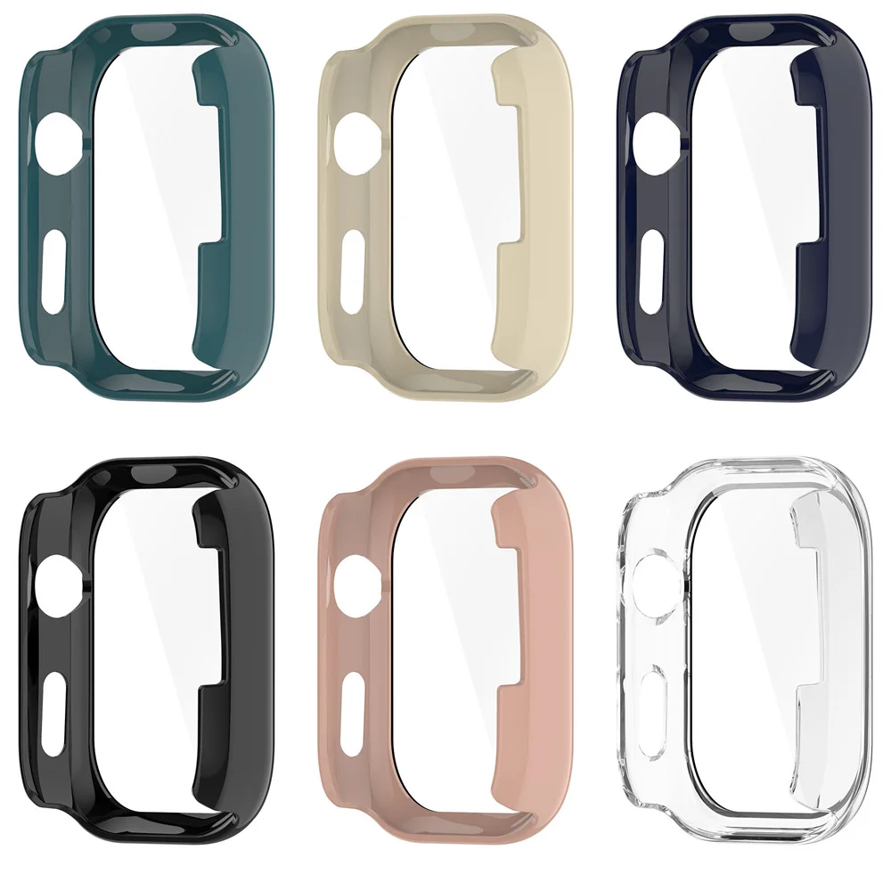 Premium Protective Watch Case Cover with Glass Film for Enhanced Durability and Style