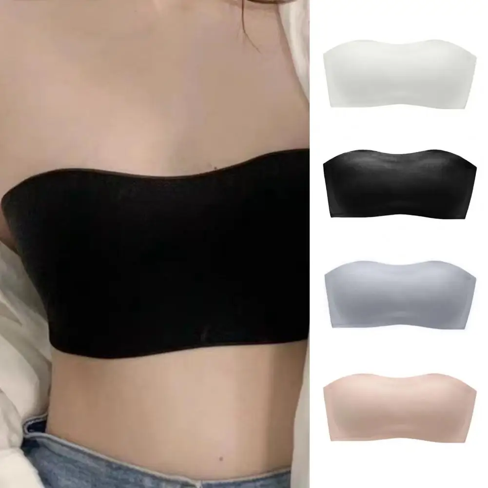 

Bra Strapless Sexy Bras Anti-slip Push-up Breathable With Great Support Back Closure Tube Top Underwear Non-slip Bra sexy bras