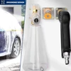 Foam Cannon Nozzle Water Gun Holder Wall Mountable Pressure Washer Accessories Storage Rack Stainless Steel 1/4 Quick Connector 6