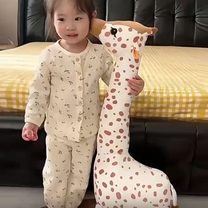 High Quality 40cm Simulation Giraffe Plush Toys Cute Stuffed Animal Soft Giraffe Doll Birthday Gift Kids Toy