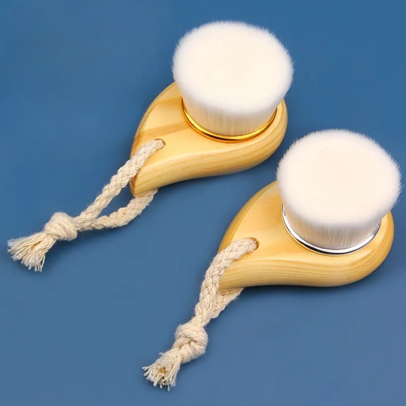 Silicone Soft Bristle Facial Cleansing Brush for Deep Pore Purification