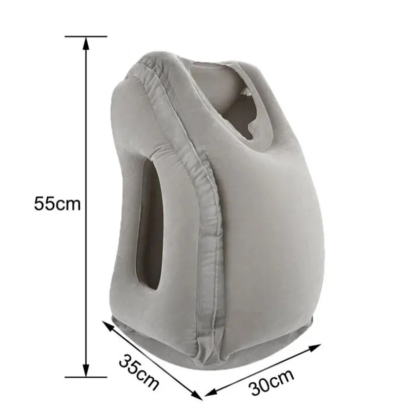 1pc Inflatable Air Cushion Travel Pillow for Airplane Office Rest inflatable neck pillow memory foam neck pillow