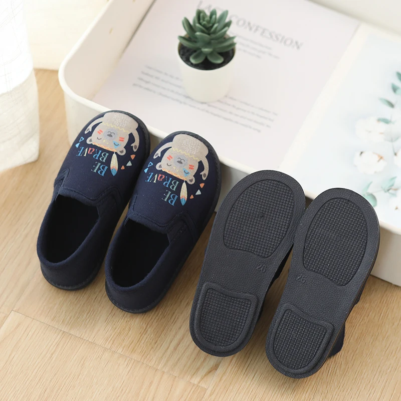 children's sandals Boys Child Home Slippers Autumn Cotton Soft Anti Skid Cloud Astronaut Pattern Outdoor Walking Shoes Kids Baby Indoor Slippers girls leather shoes